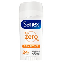 Déodorant Stick Zéro% Sensitive Sans Sels d'Aluminium & Sans Alcool 24h 65ml