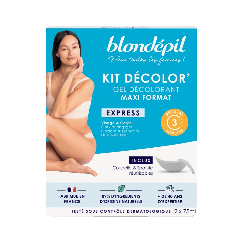 Gel décolorant visage & corps 2x75ml