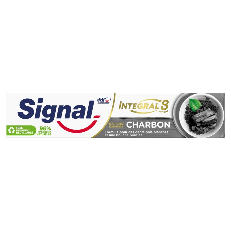 Dentifrice intégral 8 au charbon 75ml