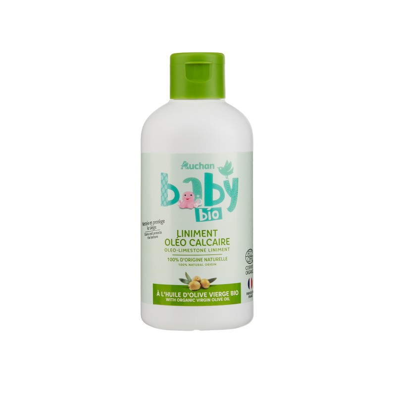 Liniment oléo calcaire à l'huile d'olive vierge 200ml