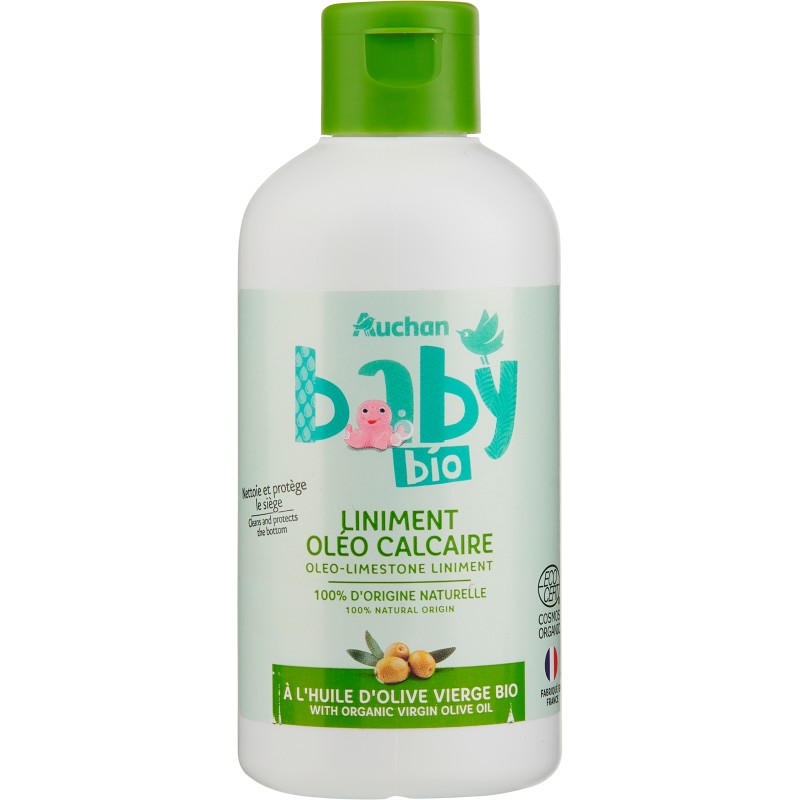 Liniment oléo calcaire à l'huile d'olive vierge 200ml