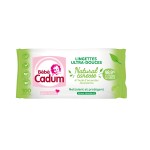 Lingettes natural caresse peaux sensibles à l'huile d'amandes douce x100