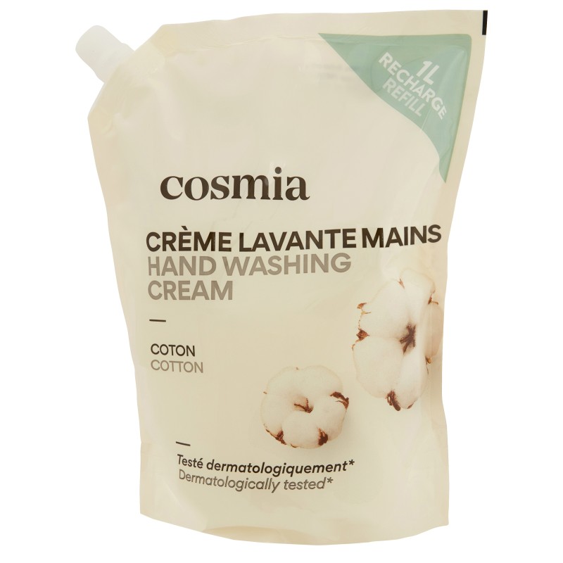 Recharge Crème Lavante Mains Coton 1l