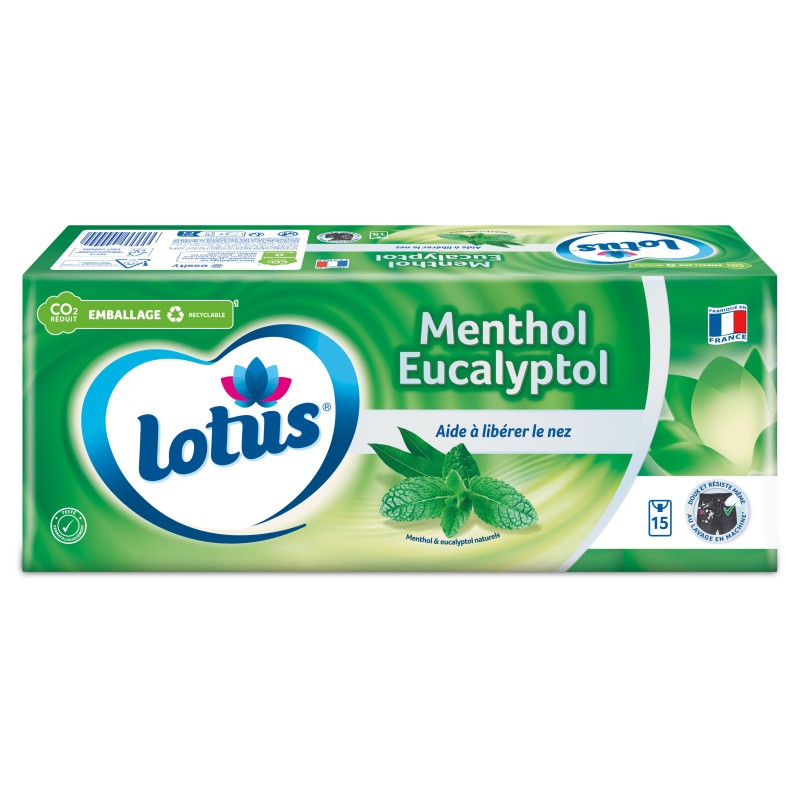 Mouchoirs Classic Etuis Menthe Eucalyptus x15