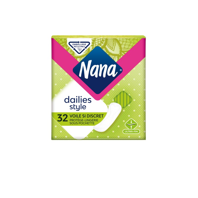 Protège Slip Sous Pochette Fraîcheur Quotidienne x32