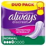Serviettes fuites urinaires protection intégrale normal x24