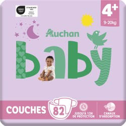 Couches taille 4+ 9-20kg x82