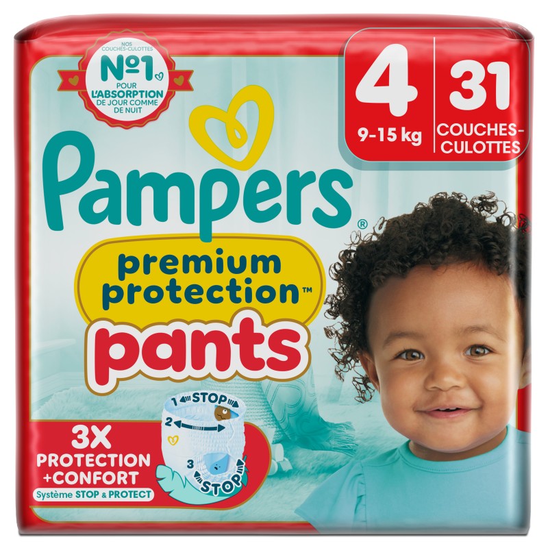 Couches culottes premium protection taille 4 9-15kg x31