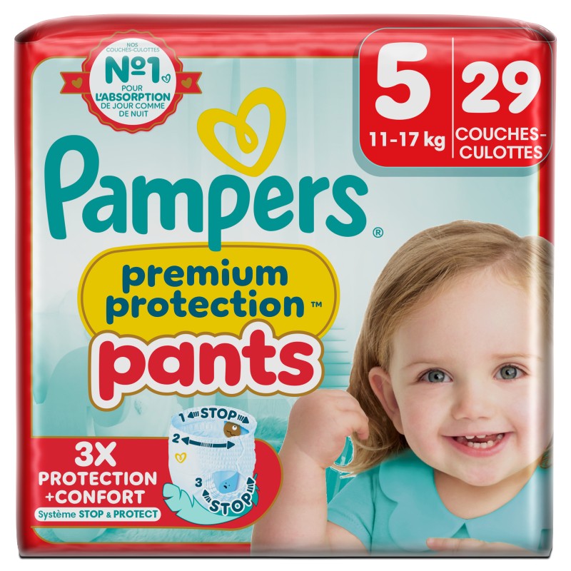 Couches culottes premium protection taille 5 11-17kg x29