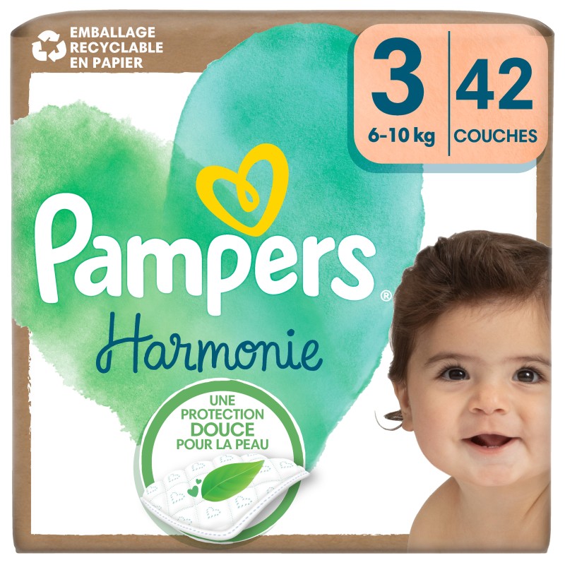 Couches harmonie taille 3 6-10kg x42