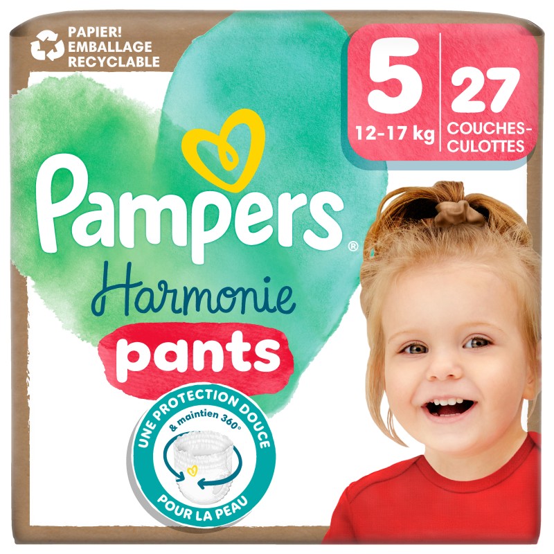 Couches culottes harmonie taille 5 12-17kg x27