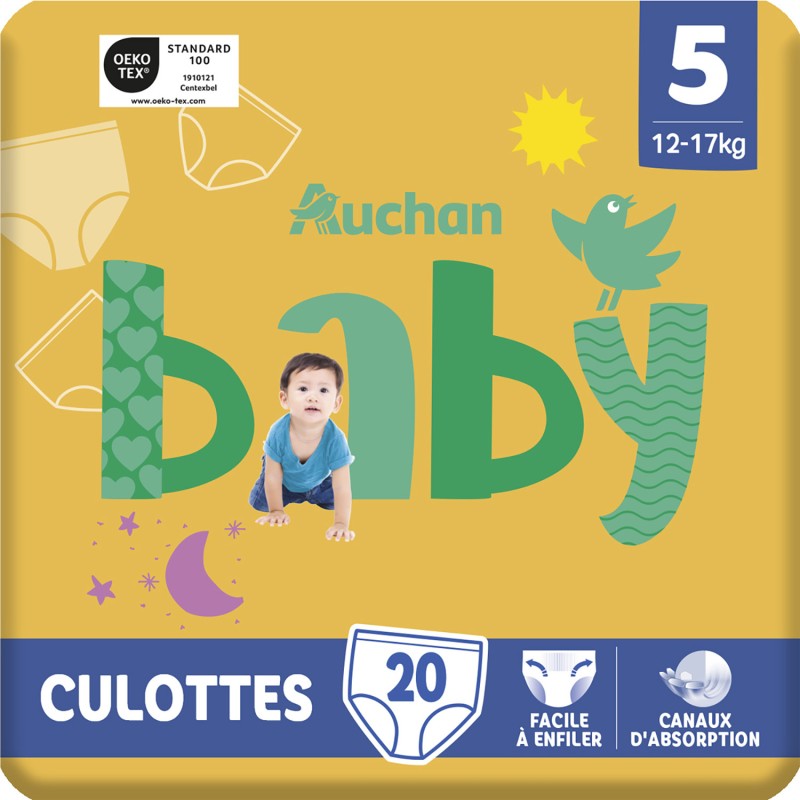 Couches culottes taille 5 12-17kg x20