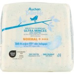 Serviettes hygiéniques normal + ultra minces avec ailettes x14