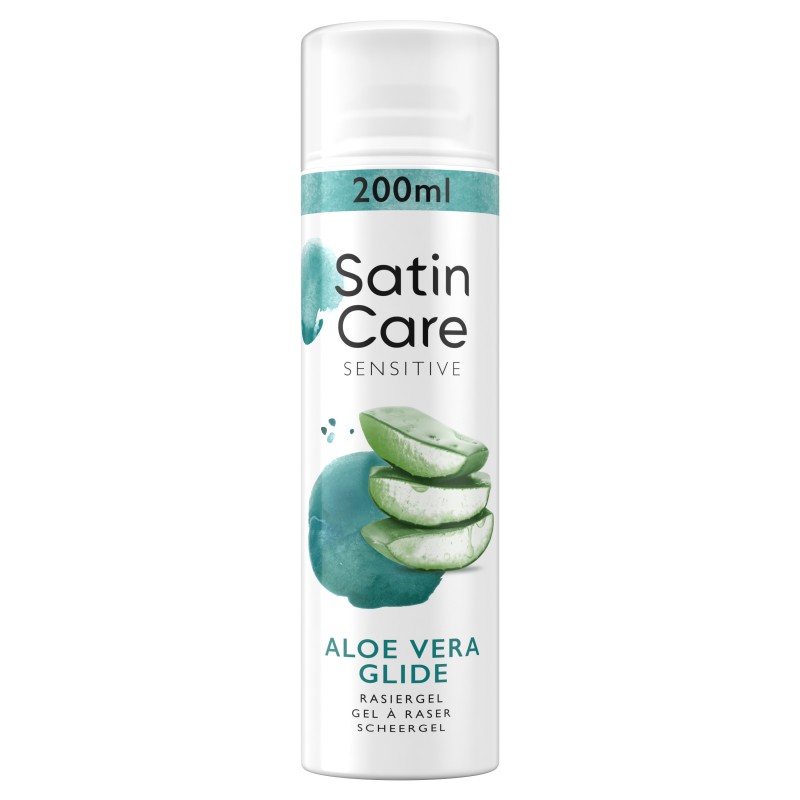 Gel à Raser Satin Care Sensitive Aloe Vera 200ml