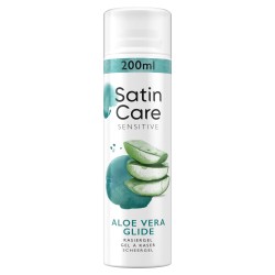 Gel à Raser Satin Care Sensitive Aloe Vera 200ml