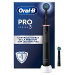 B Brosse à Dents Electrique Pro 3 3000 Cross Action Noir