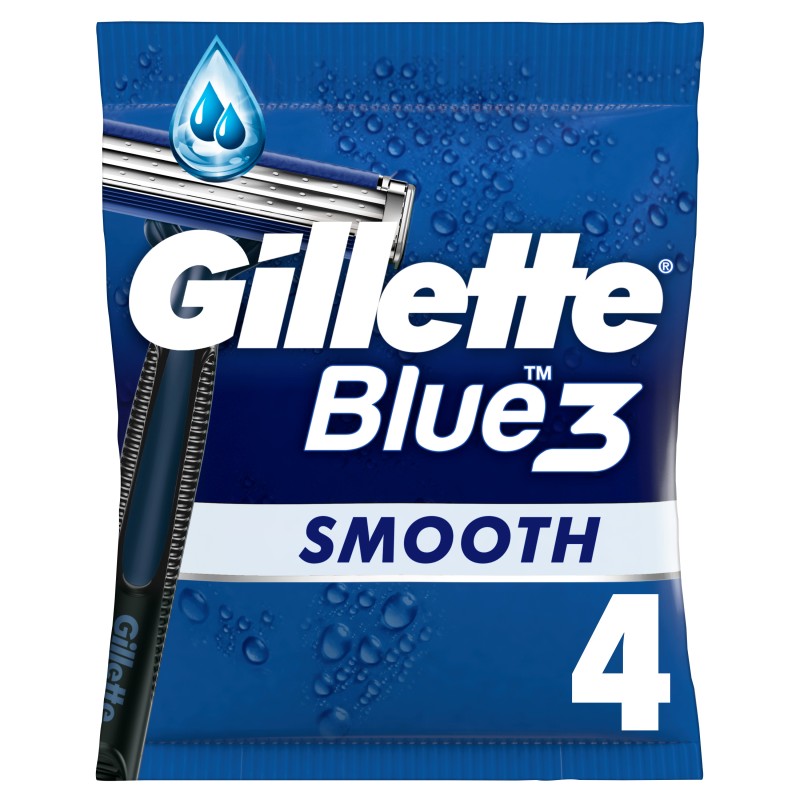Rasoirs jetables blue 3 smooth x4