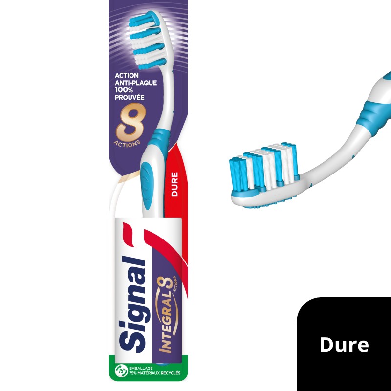 Brosse à dents integral 8 soin complet dure