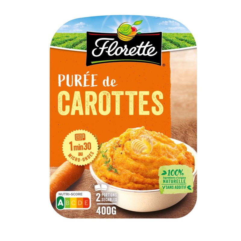 Purée de carottes 400g
