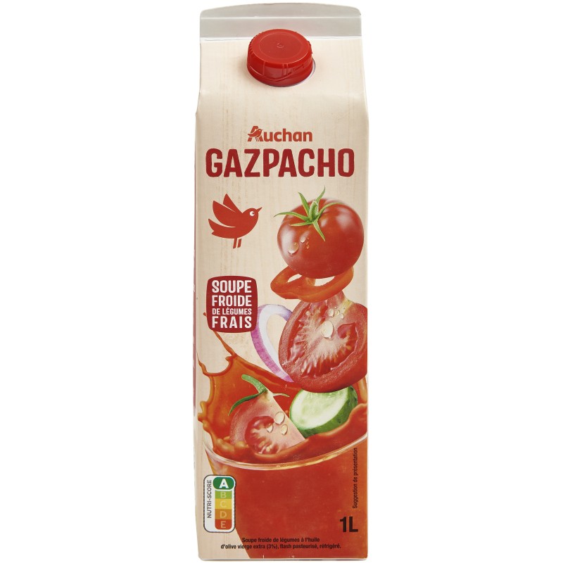 Gazpacho Soupe Froide de Légumes Frais 1l