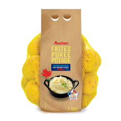 Pommes de terre de consommation frites 2.5kg