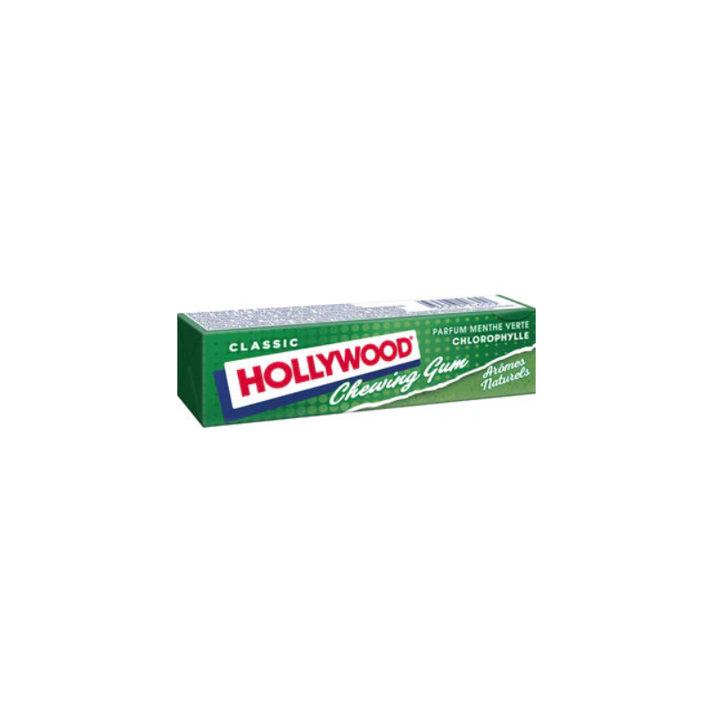 Chewing-gum saveur menthe verte chlorophylle classic 31g