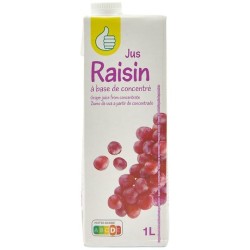 Jus de raisin 1l
