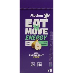 Gel énergisant poire x8 240g