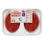 Steaks hachés pur bœuf 5%MG 2x100g