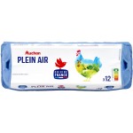 Oeufs de poules élevées en plein air x12