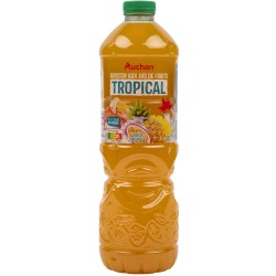 Boisson au jus de fruits goût tropical 2l