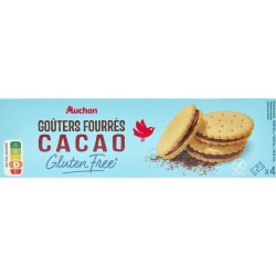 Goûters fourrés cacao sans gluten x8 120g