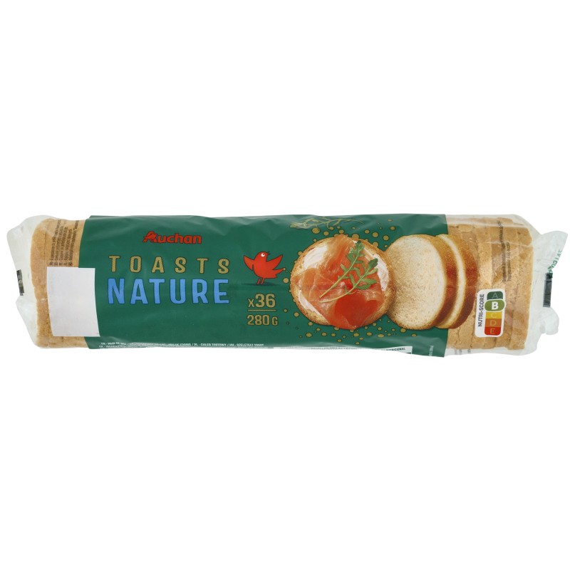 Toasts ronds nature x36 280g