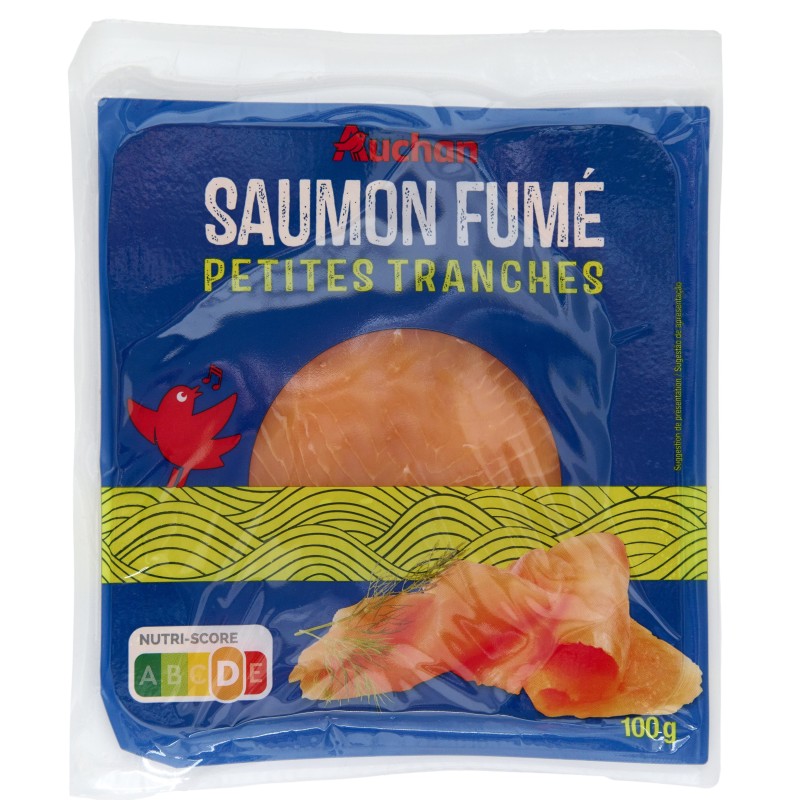 Saumon fumé mini tranches 100g