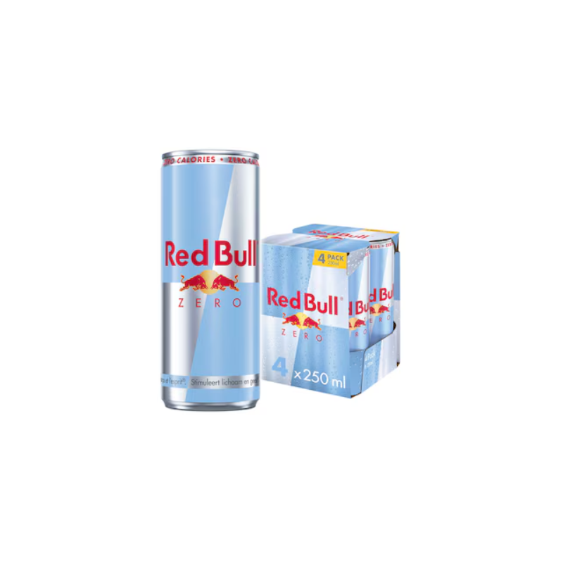 Boisson énergisante zéro sucre 4x25cl