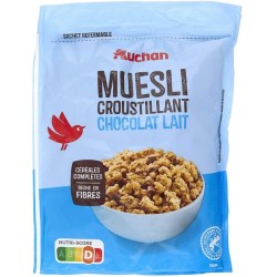 Muesli croustillant chocolat lait 450g