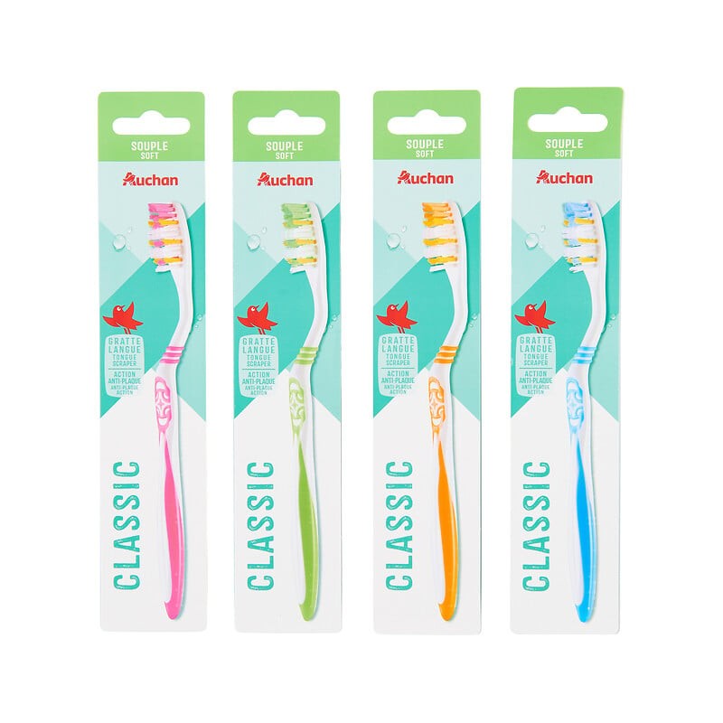 Brosse à dents classique souple x1