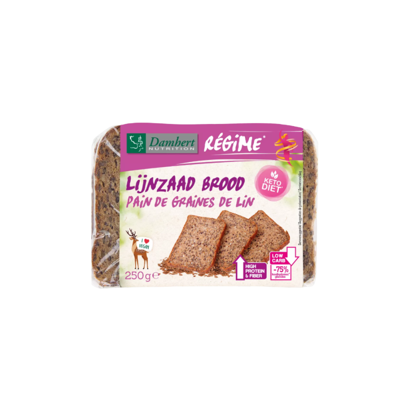 Pain de graines de lin régime cétogène 250g