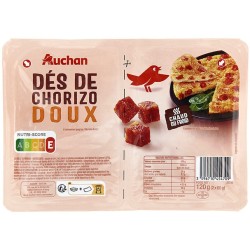 Dés de chorizo doux 2x60g