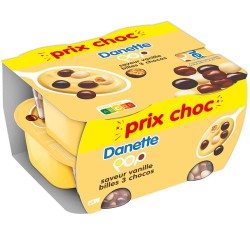 POP Crème dessert vanille billes 3 chocos 4x117g prix choc