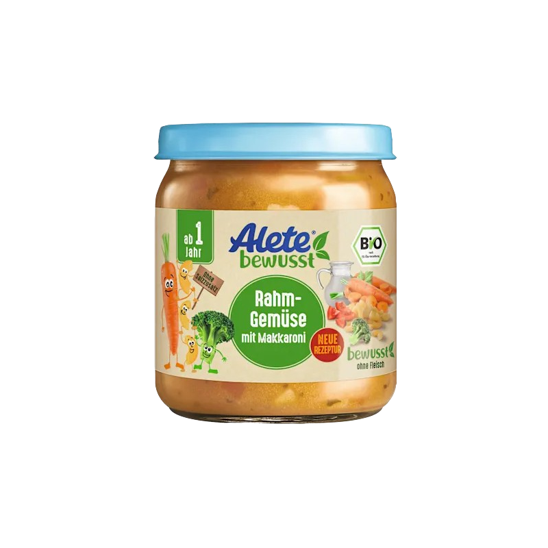 Petit pot macaronis de légumes crémeux bio dès 12 mois 250g