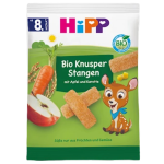 Bâtonnets croustillants pomme carotte bio dès 8 mois 30g