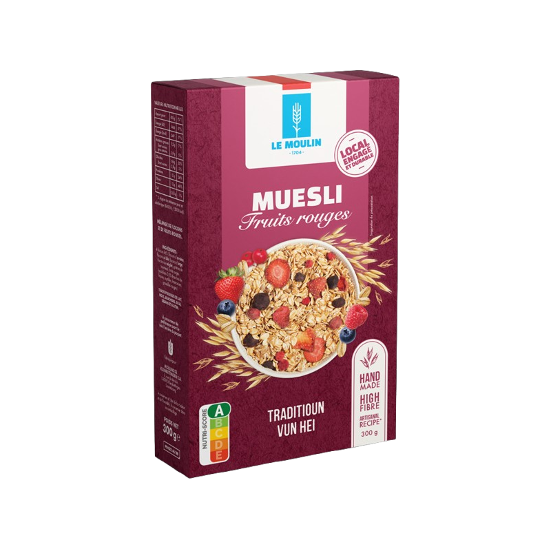 Muesli fruits rouges 300g