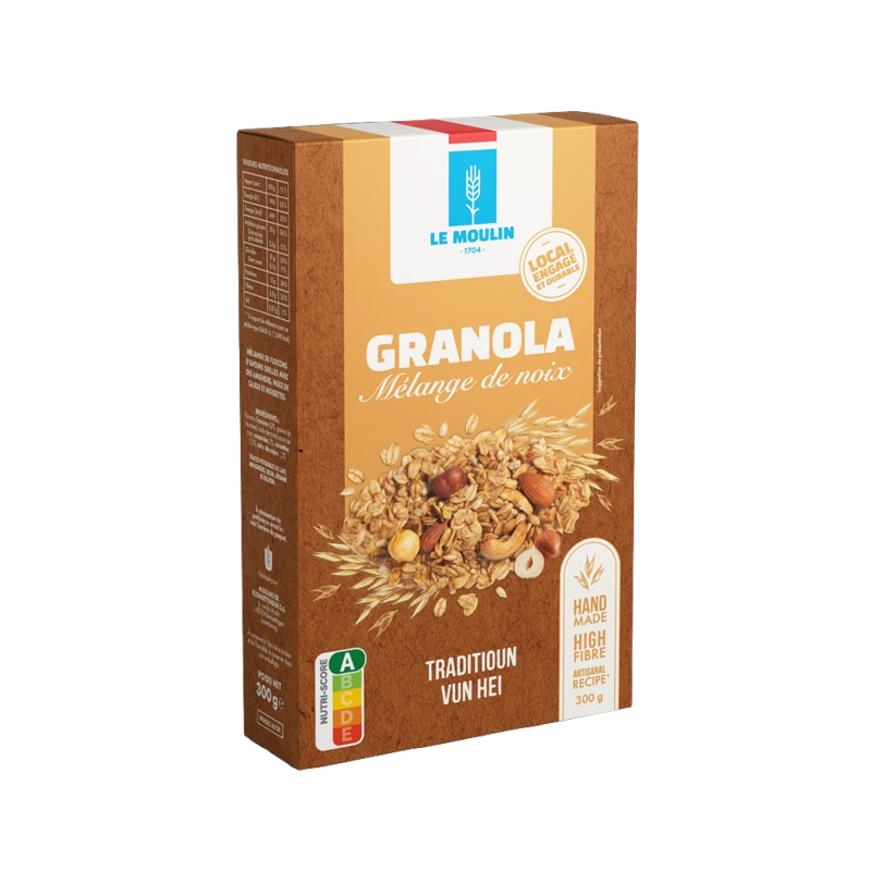 Granola mélange de noix 300g