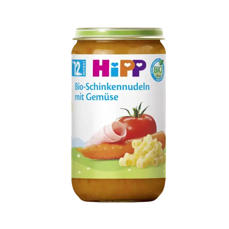 Petit pot nouilles au jambon et légumes bio dès 12 mois 250g