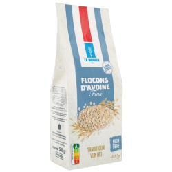 Flocons d'avoine fins sans sucres ajoutés 500g