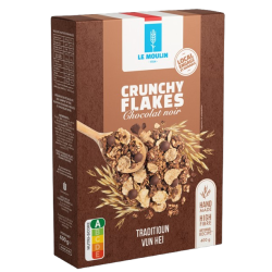 Crunchy flakes chocolat noir 400g