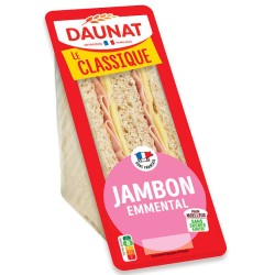 Sandwich le classique jambon et emmental 160g