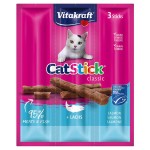 Sticks au saumon MSC pour chat 3x6g