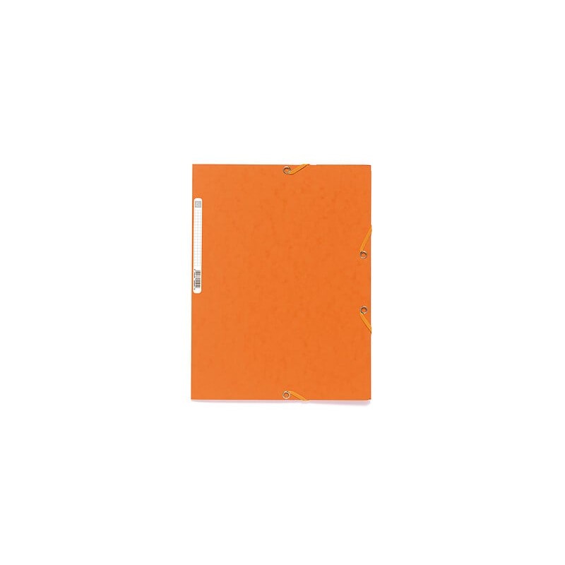 Chemise élastique carton lustré 24x32cm orange
